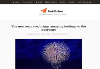 Publisher Blogger Template