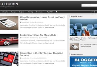 Fast Edition Blogger Template