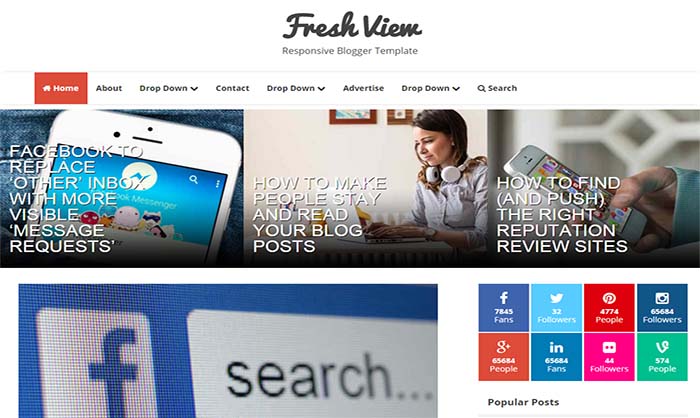Fresh-View-Blogger-Template