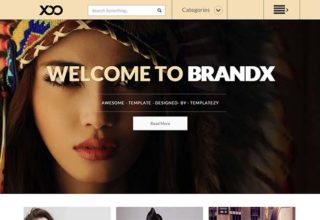 BrandX Blogger Template