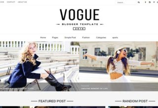 Vogue Blogger Template