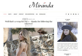 Miranda Blogger Template