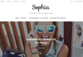 Sophia Blogger Template