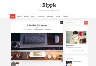 Ripple Mag Blogger Template
